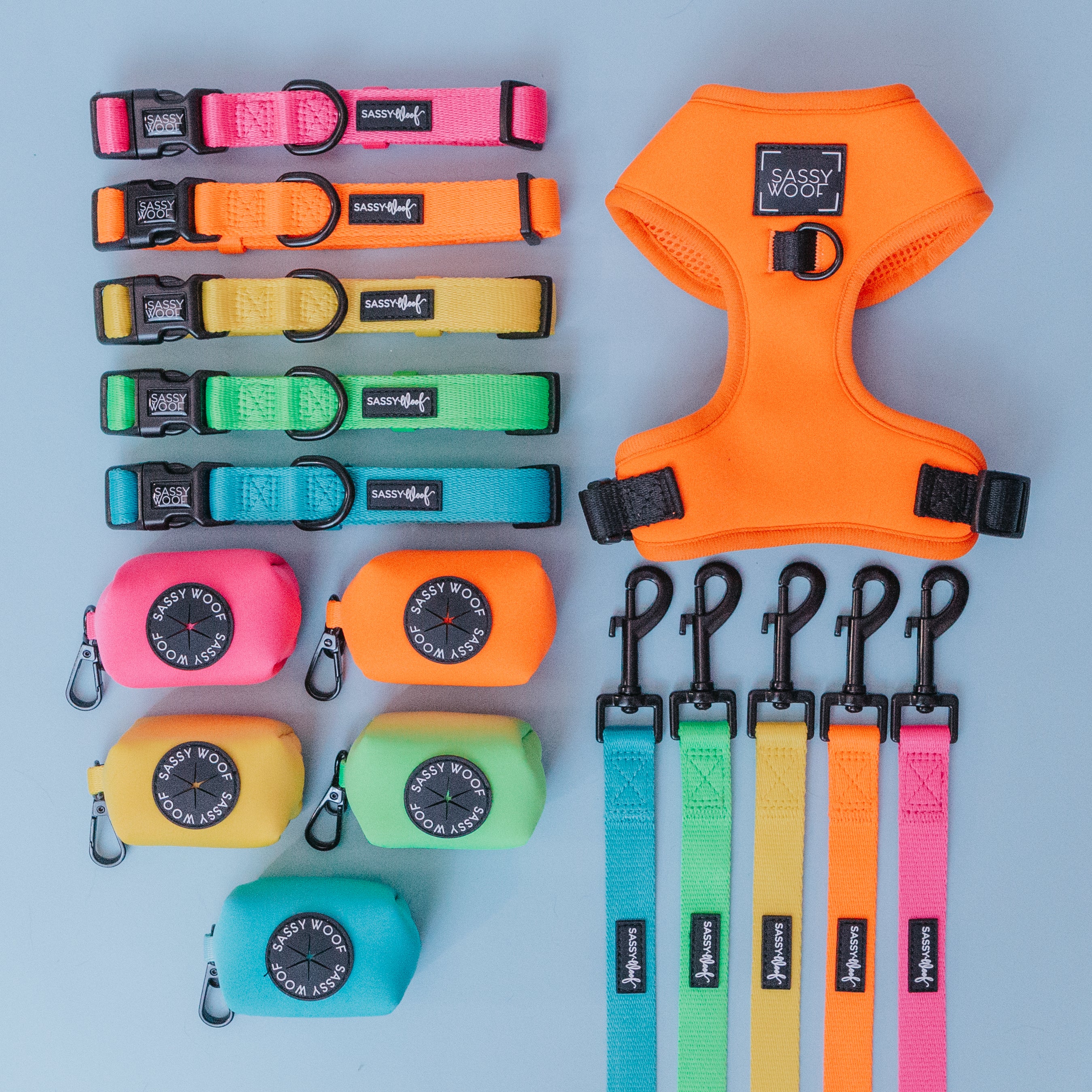 Dog Four Piece Bundle - Neon Orange - Image 8