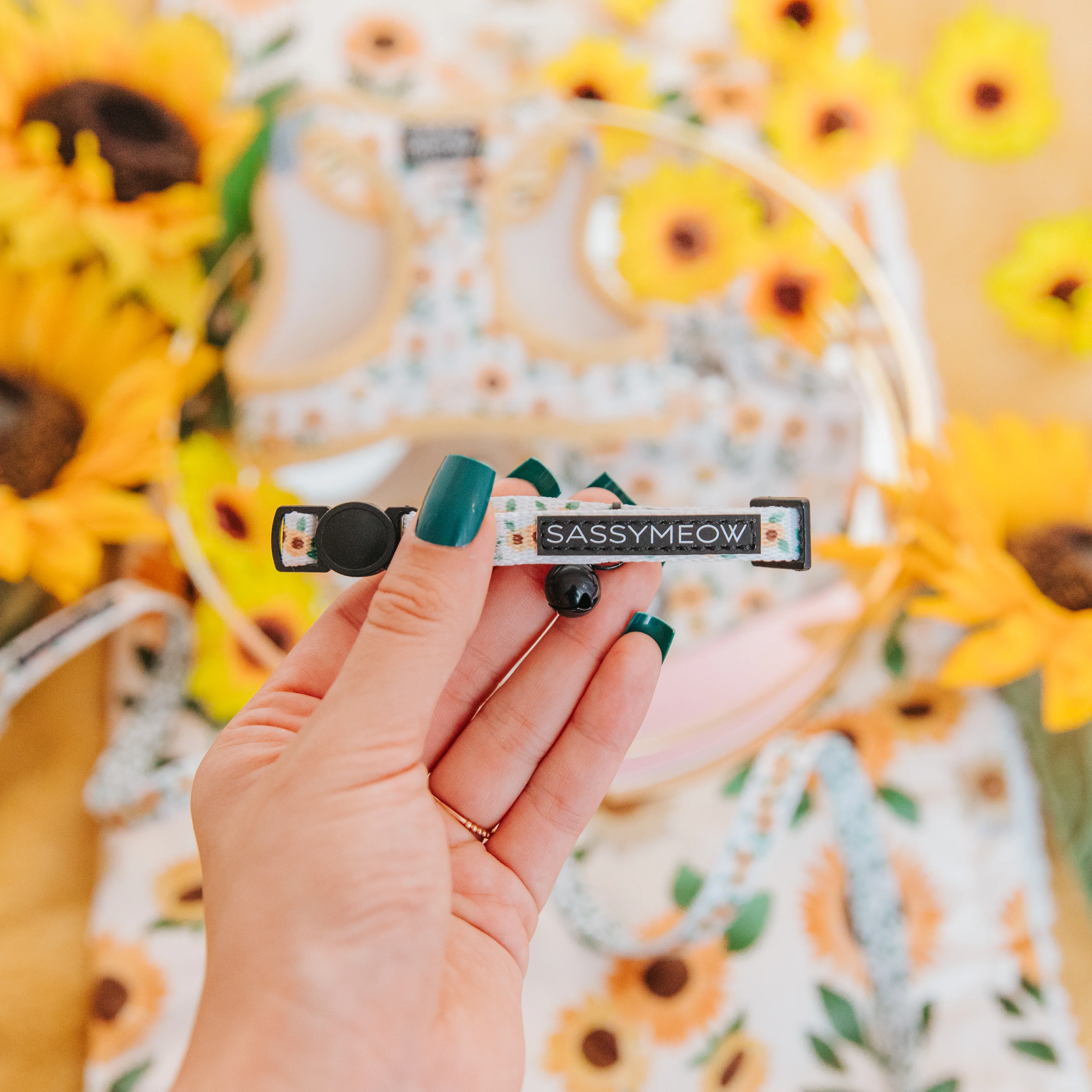 Cat Collar - Sunflower Dreams - Image 5