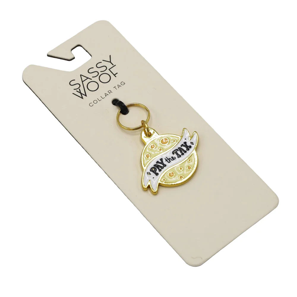 Collar Tag - Cheese Tax - Image 3