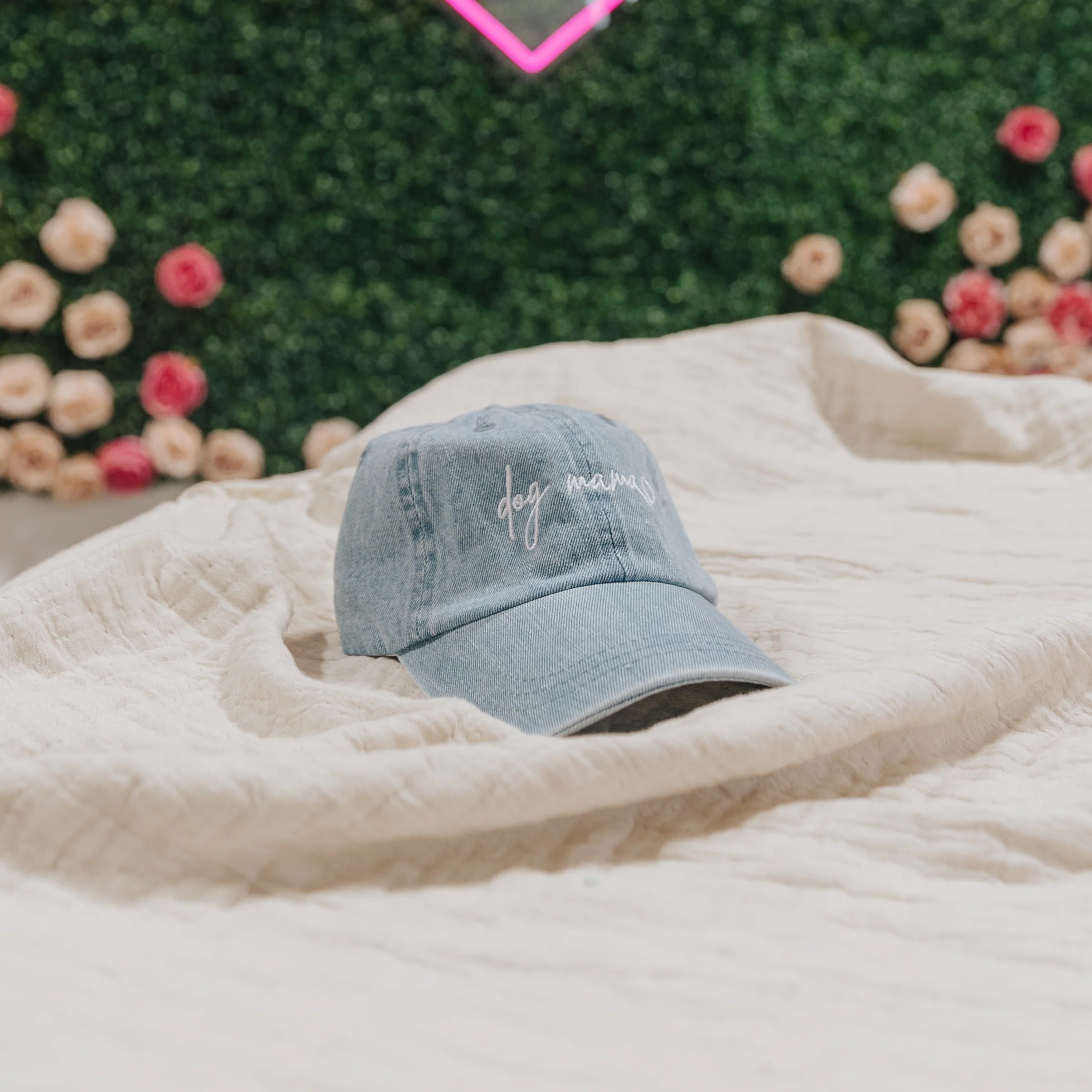 Dog Mama Hat - Denim - Image 3