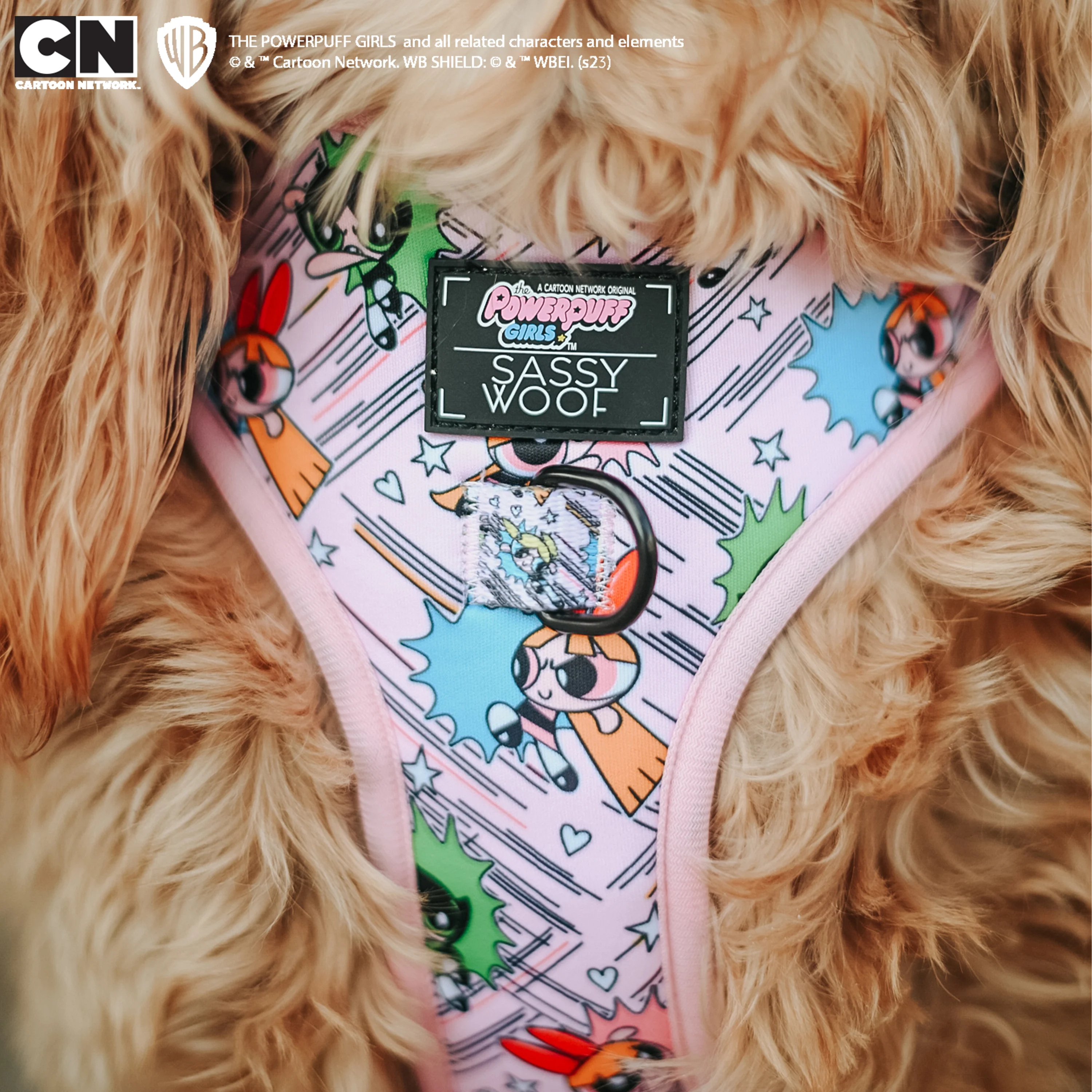 Dog Adjustable Harness - The Powerpuff Girls™ (Pink) - Image 7