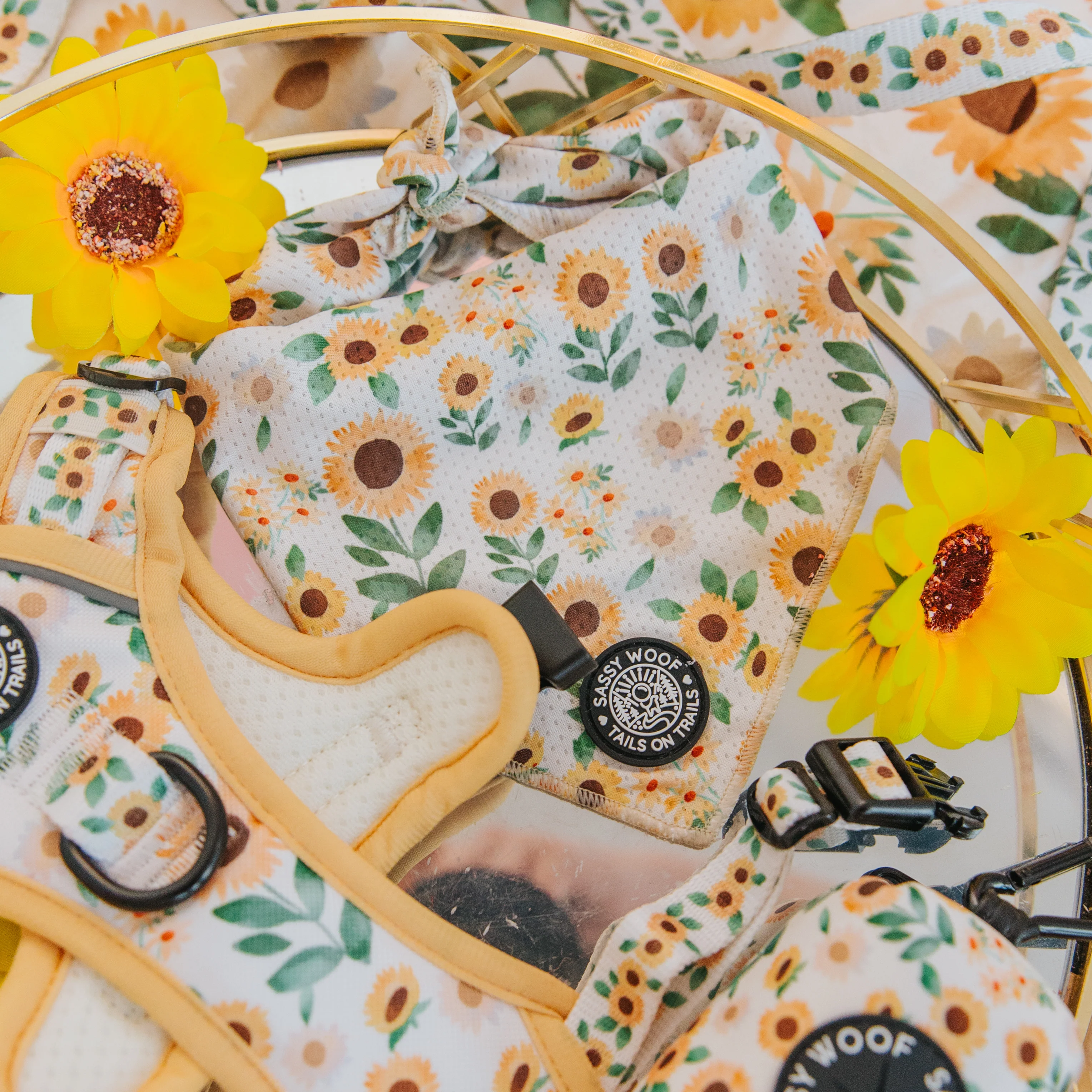 Dog Bandana - Sunflower Dreams - Image 5