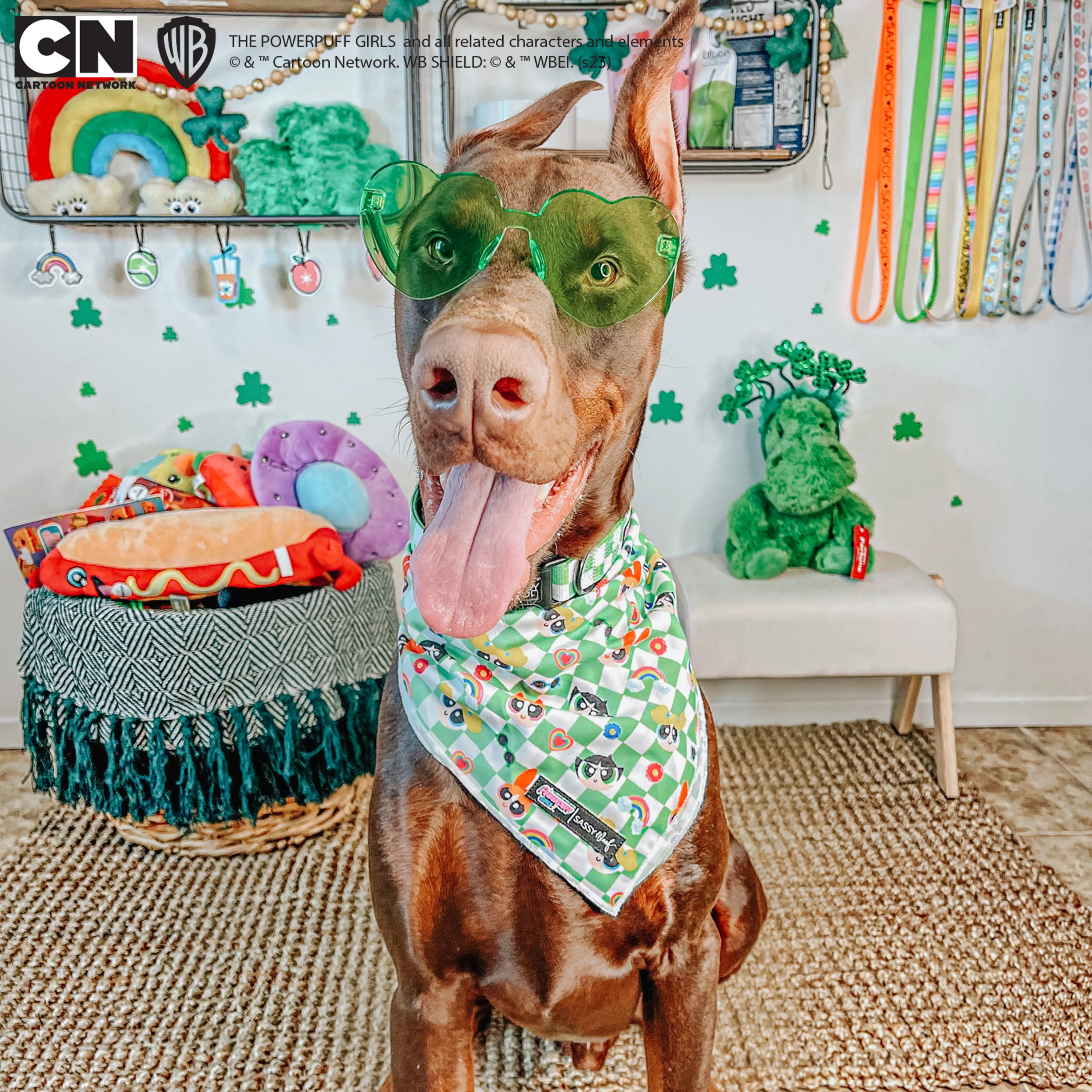 Dog Bandana - The Powerpuff Girls™ (Green) - Image 18