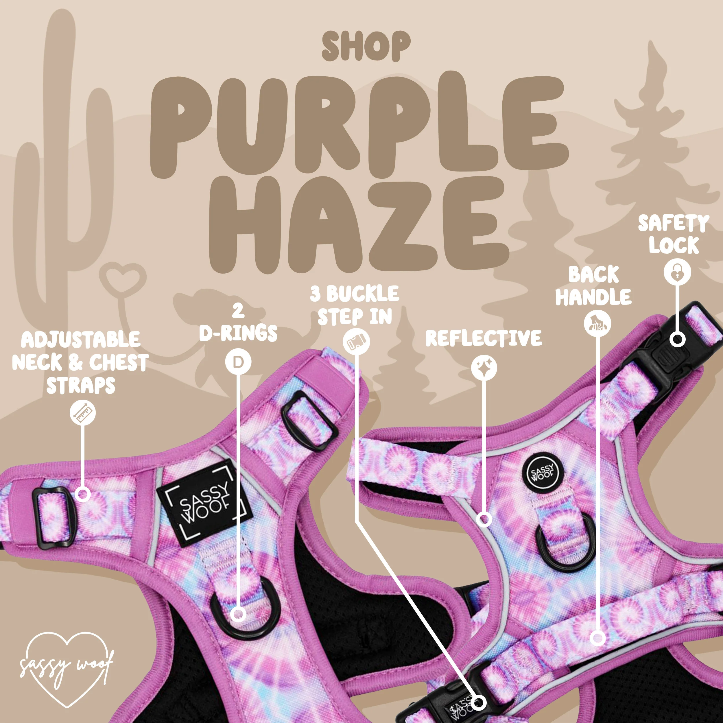 Dog Four Piece Bundle - Purple Haze - Image 8