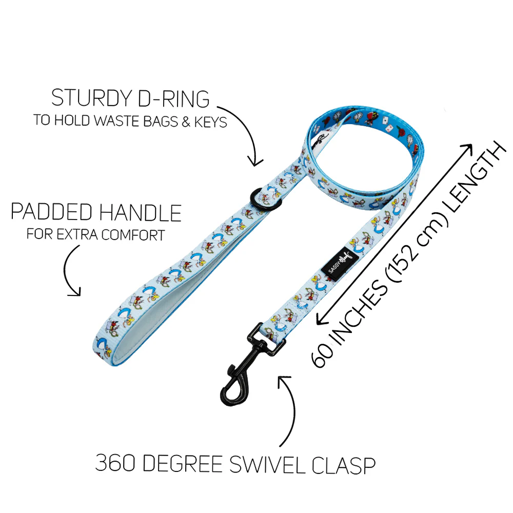 Dog Leash - Alice in Wonderland (Blue) - Image 3