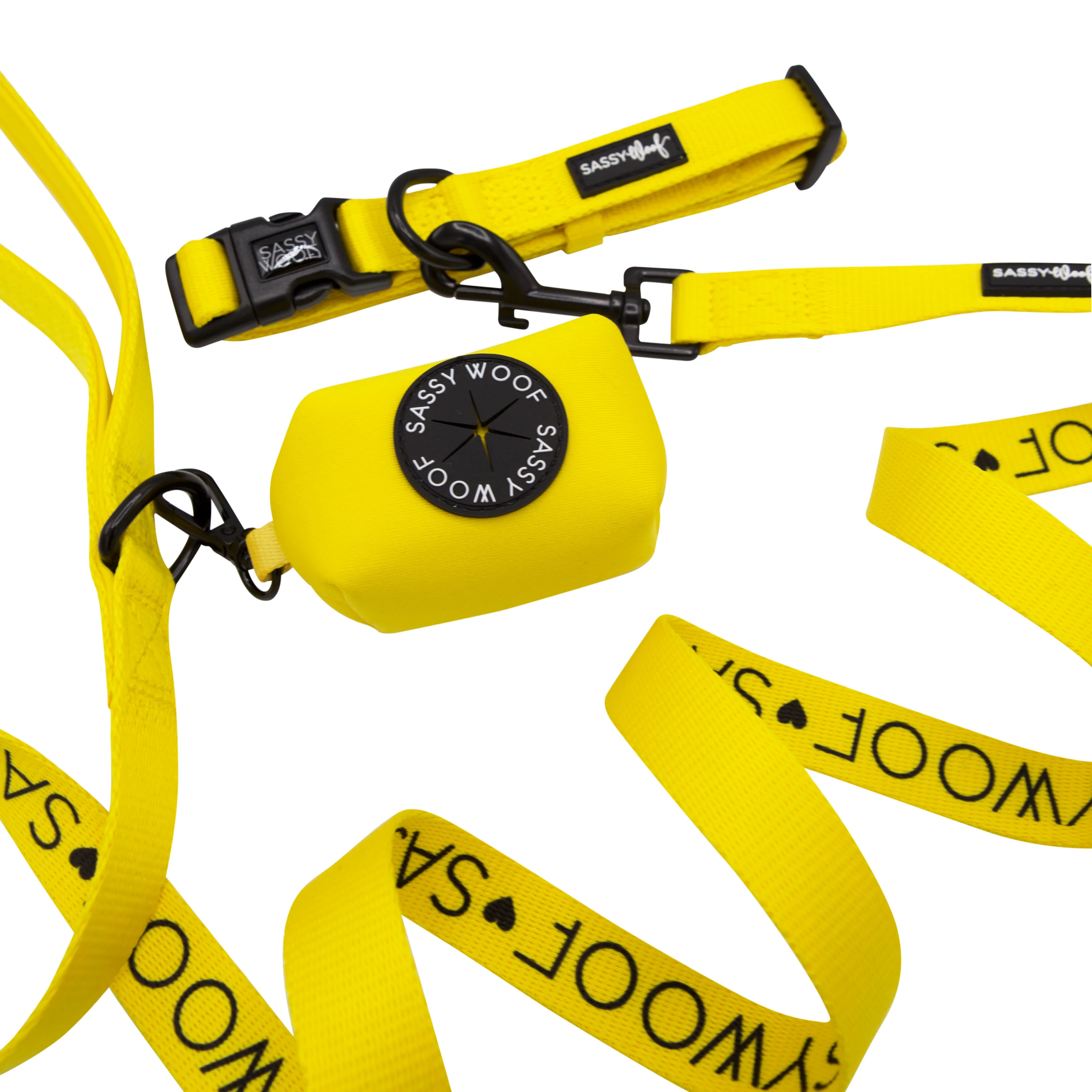 Collar Three Piece Bundle - Neon Yellow - Image 2