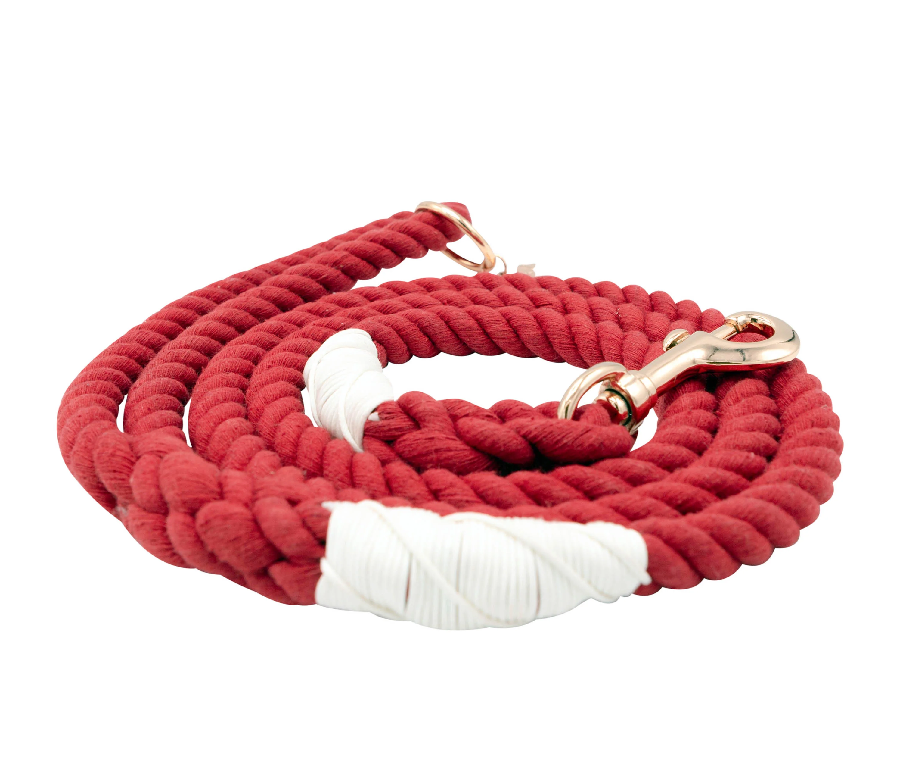 Dog Rope Leash - Crimson - Image 3