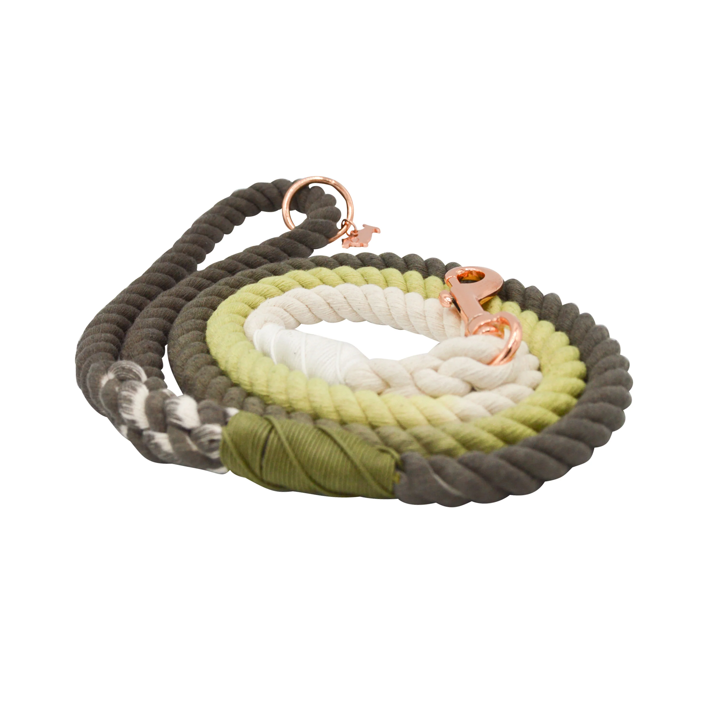 Dog Rope Leash - Ombre Olive - Image 3