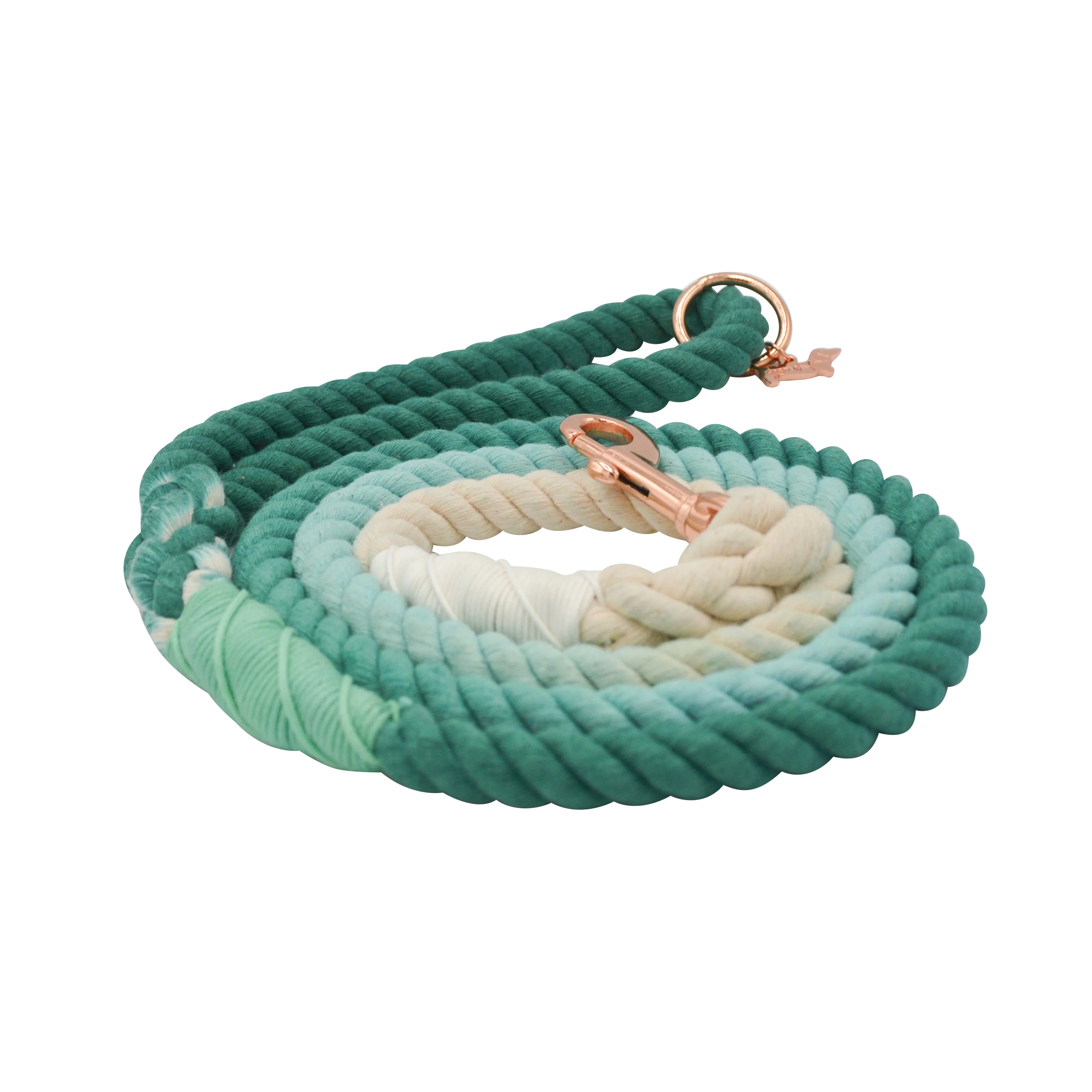 Dog Rope Leash - Ombre Teal - Image 3