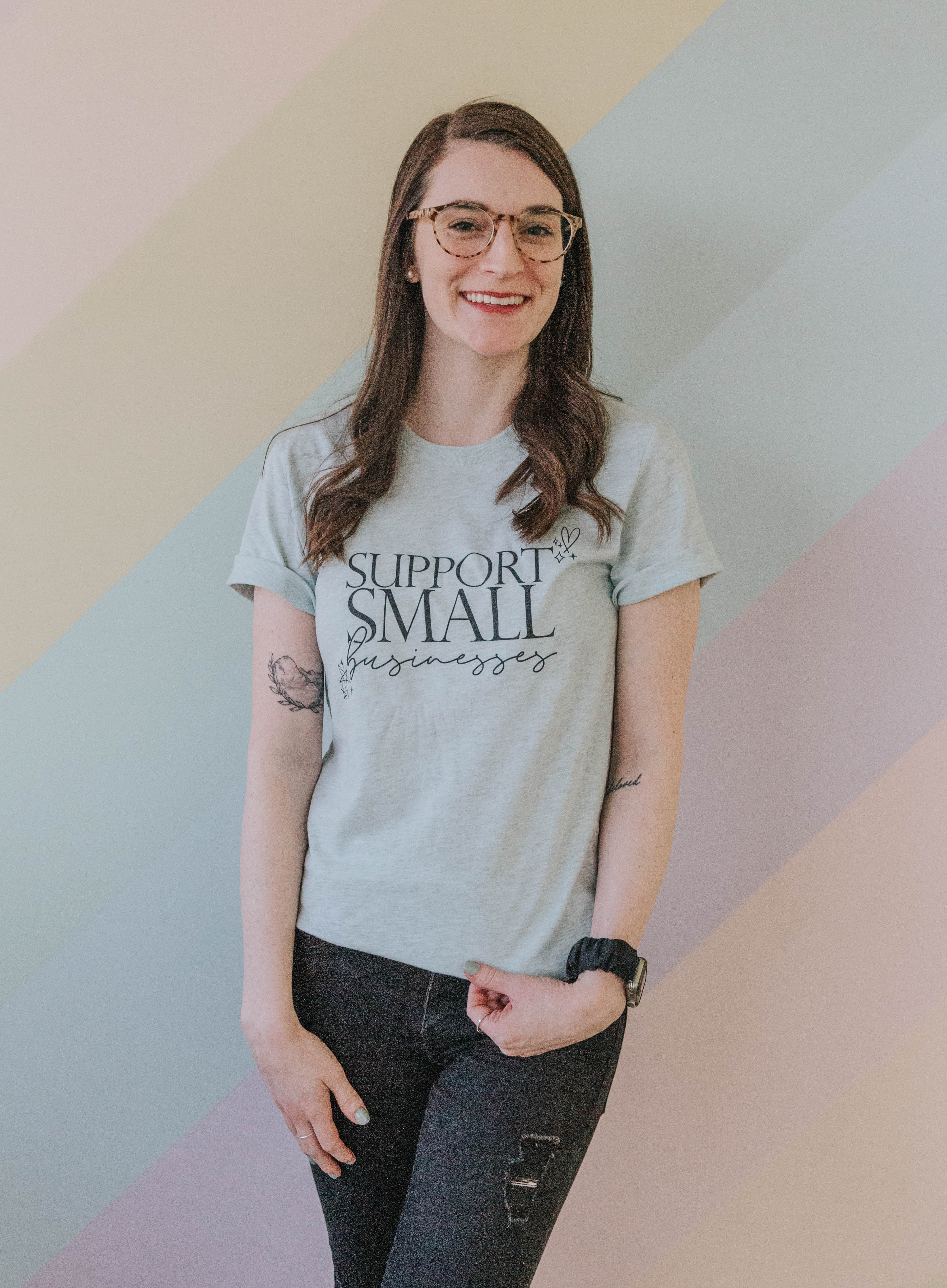 Support Small Businesses Tee - Image 7