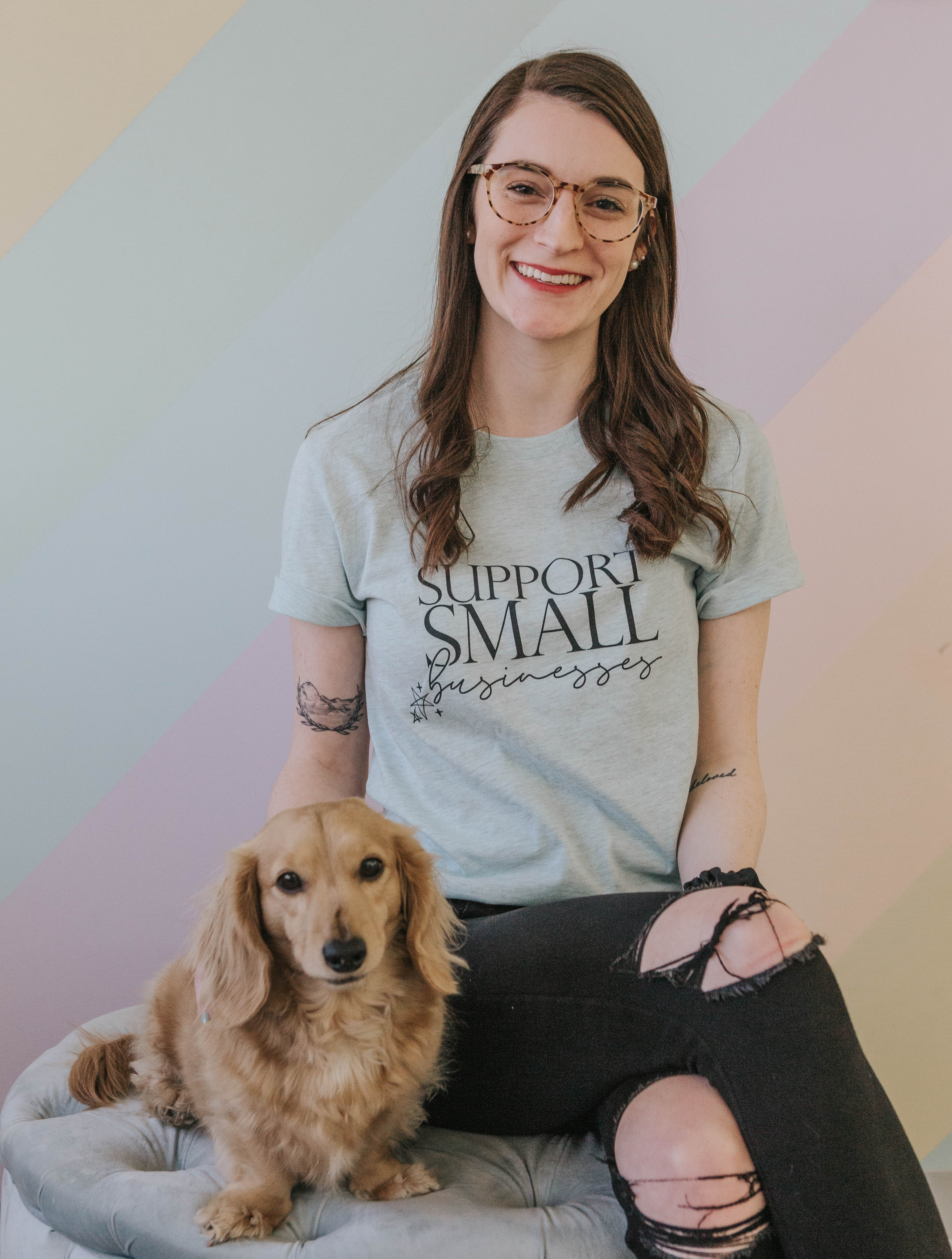 Support Small Businesses Tee - Image 8
