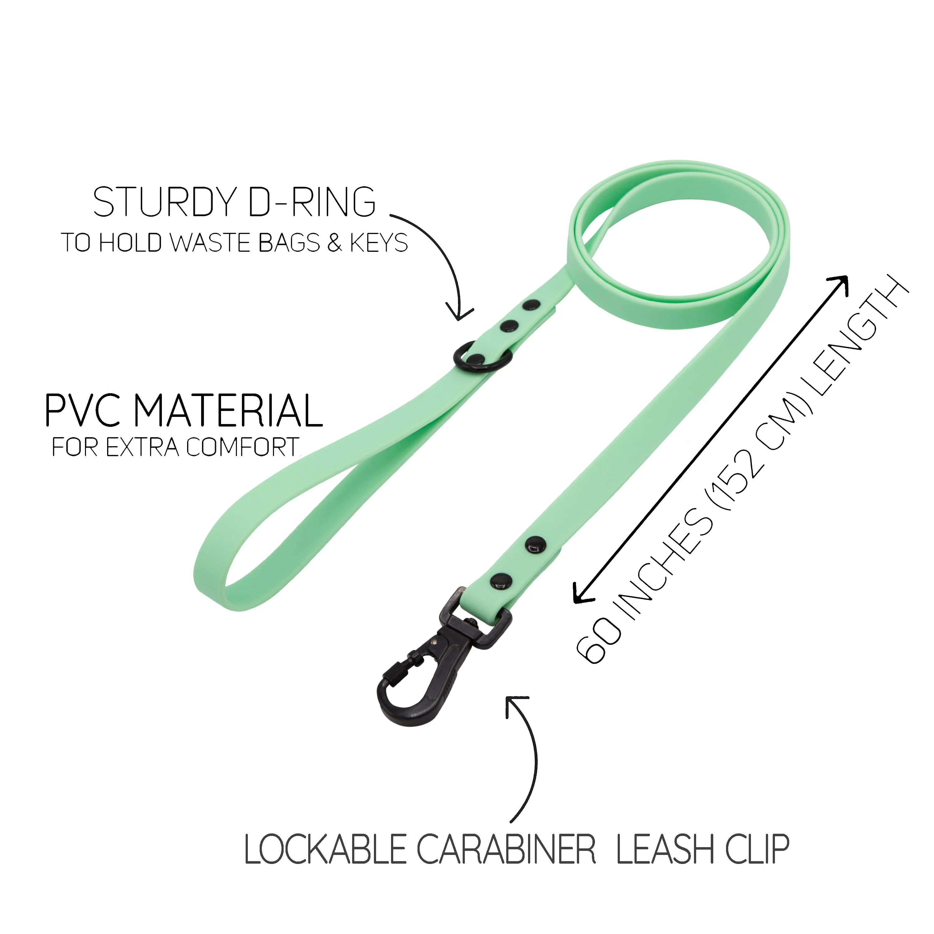 Dog Waterproof Leash - Green - Image 4
